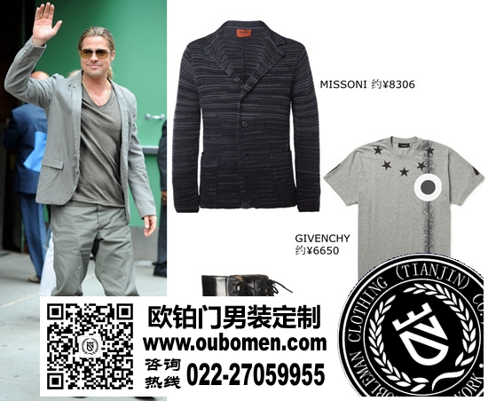 Brad Pitt潇洒不羁
